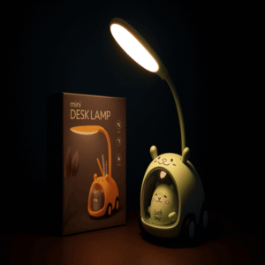 Cartoon LED Desk Lamp With Pencil Sharpener & Pen Holder