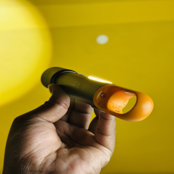 GearUP K57 Multifunctional Rechargeable Torch-Flashlight Zoomable LED Flashlight - Image 2