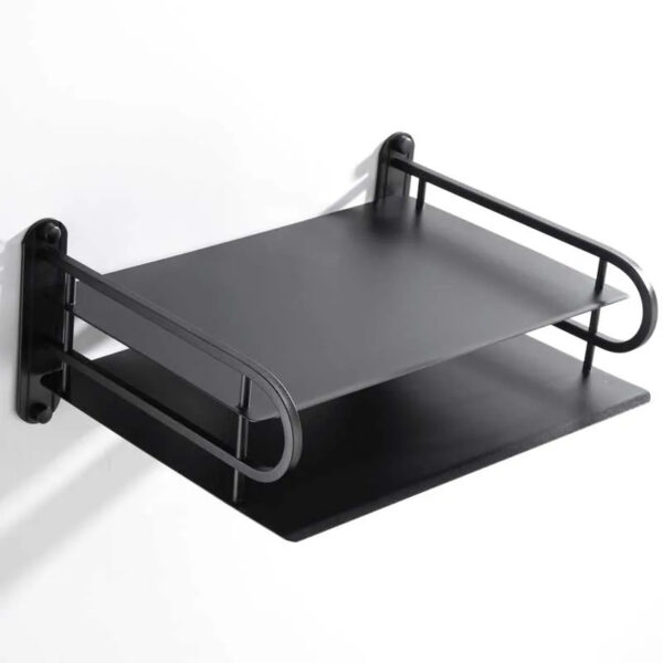 Metal Router Stand – Black- 100% Metal Guarantee - Image 2