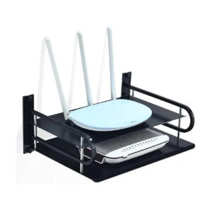 Metal Router Stand – Black- 100% Metal Guarantee