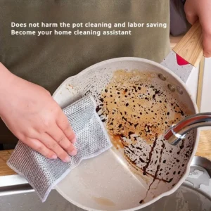 10 pcs premium quality majuni - Double layer dish washing cloth