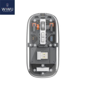WIWU Crystal Wireless Mouse – Ultra-Slim & Transparent Mouse for mobile-Laptop & PC